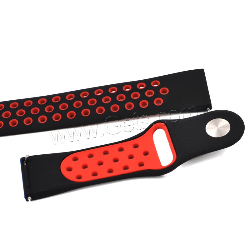 Silicone Watch Band, different size for choice & different styles for choice, 95mm, Sold By PC