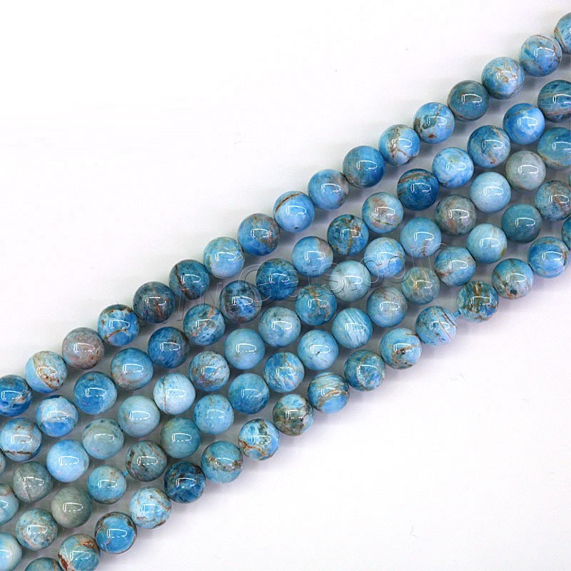 Apatite perles nature, Apatites, poli, DIY & normes différentes pour le choix, Trou:Environ 1mm, Vendu par brin