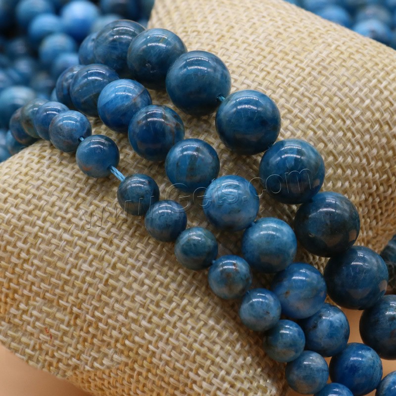 Apatit Perlen, Apatite, poliert, DIY & verschiedene Größen vorhanden, Bohrung:ca. 1mm, verkauft von Strang