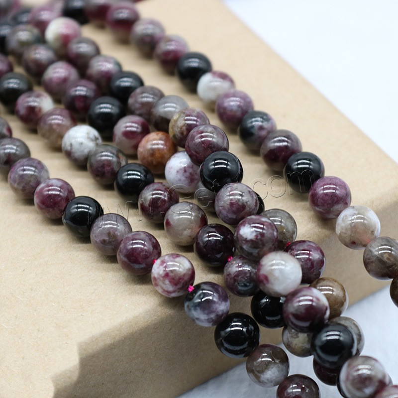 Perles de Tourmaline naturels, poli, DIY & normes différentes pour le choix, Trou:Environ 1mm, Vendu par brin