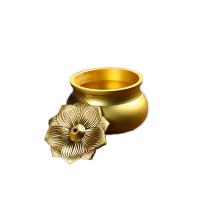 Buy Incense Holder and Burner in Bulk , Brass, gold color plated 