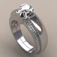 Латунное кольцо с стразами, цинковый сплав, плакирован серебром, Мужская & разный размер для выбора & со стразами, продается Пара