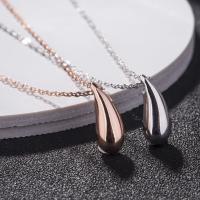 Sterling Silver Jewelry Necklace, Brass, with 3cm extender chain, Teardrop, plated, oval chain & for woman Approx 16.54 Inch 