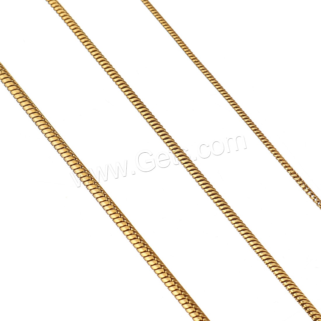 ステンレス鋼の蛇形の鎖, ステンレス, とともに プラスチックスプール, ゴールドメッキ, 異なるサイズの選択 & スネーク チェイン, 約 10M/スプール, 売り手 スプール