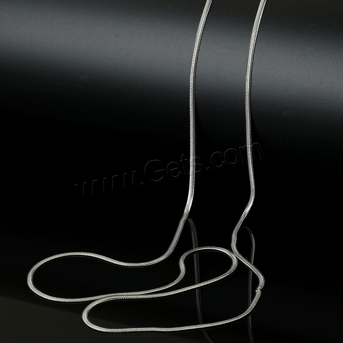 Cadena de serpiente de acero inoxidable, con carrete de plástico, diverso tamaño para la opción & cadena de la serpiente, color original, aproximado 10m/Carrete, Vendido por Carrete