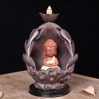 Incense Smoke Flow Backflow Holder Ceramic Incense Burner, Porcelain 