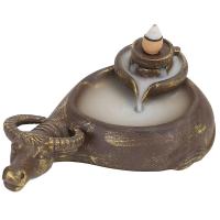 Incense Smoke Flow Backflow Holder Ceramic Incense Burner, Porcelain 