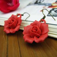 Porzellan Schmuck Ohrring, Blume, für Frau, keine, 15mm, verkauft von Paar