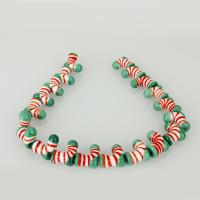 Weihnachten Lampwork Perlen, Weihnachtssocke, 18x20.5x10mm, Bohrung:ca. 1.5mm, Länge:ca. 15 ZollInch, ca. 20PCs/Strang, verkauft von Strang