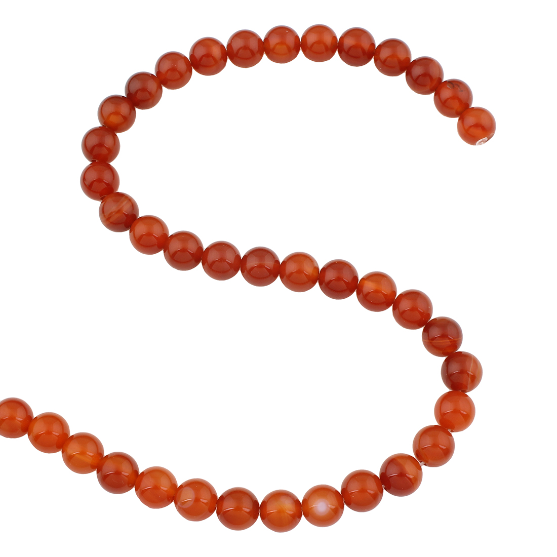 Carnelian Beads, Chalcedony, Round, natural, different size for choice, red, Hole:Approx 1mm, Length:Approx 15.5 Inch, Sold By Strand