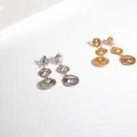 Fashion Fringe Earrings, Zinc Alloy, Geometrical Pattern, plated, for woman 