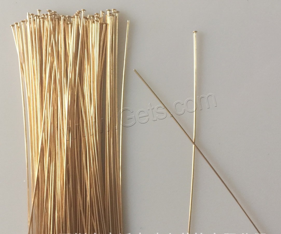 14K Gold Headpin, gold-filled, different size for choice, Sold By PC