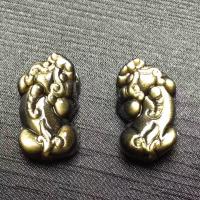 Gold Obsidian Pendant, Fabulous Wild Beast, Unisex 30*19*12mm 