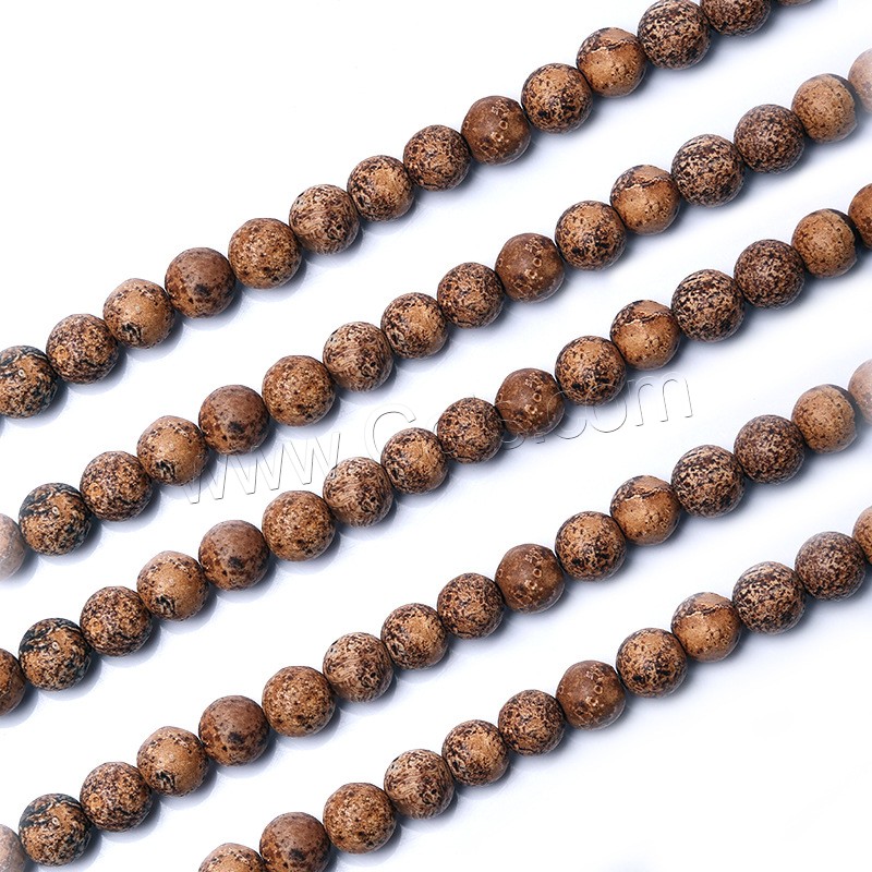Natural Tree Agate Beads, polished, different size for choice, Hole:Approx 1mm, Sold By Strand