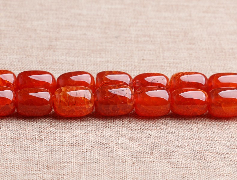 Drachenvenen Achat Perle, poliert, verschiedene Größen vorhanden, Bohrung:ca. 1mm, verkauft von Strang