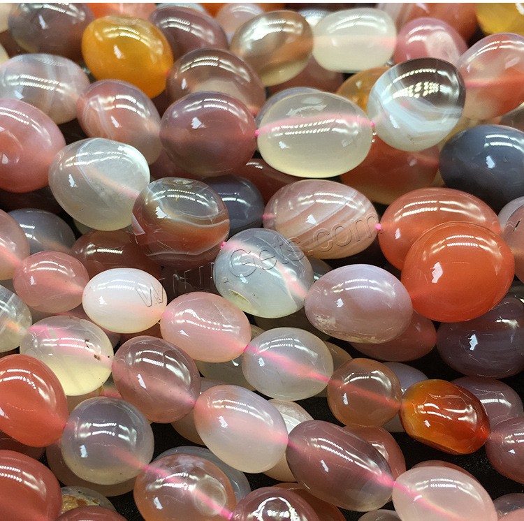 Perles agates, Agate, poli, normes différentes pour le choix, Trou:Environ 1mm, Vendu par brin