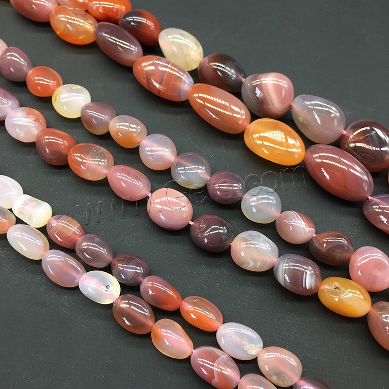 Agate Beads, polished, different size for choice, Hole:Approx 1mm, Sold By Strand