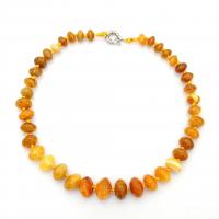 Agate Necklace, Stainless Steel, with Agate, platinum color plated, Unisex 26-12mm Approx 15.75 Inch 