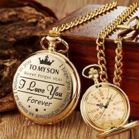 Pocket Watch, Zinc Alloy, with Organic Glass, Chinese movement, Round, plated, Unisex 45mm Approx 31 Inch 