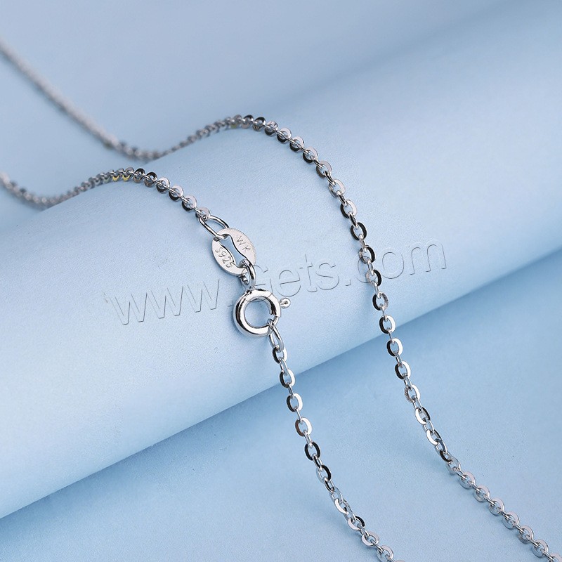 Латунная цепочка с овальными звеньями, Латунь, Другое покрытие, различной длины для выбора & Овальный цепь, Много цветов для выбора, 1.3mm, продается Strand