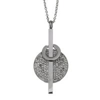 Мода нержавеющей стали ожерелье цепь, нержавеющая сталь, оригинальный цвет 1.5mm, длина:Приблизительно 17 дюймовый, продается указан