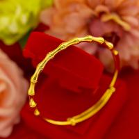 Латунный браслет, Латунь, плакирован золотом, регулируемый & Женский, внутренний диаметр:Приблизительно 62mm, продается PC