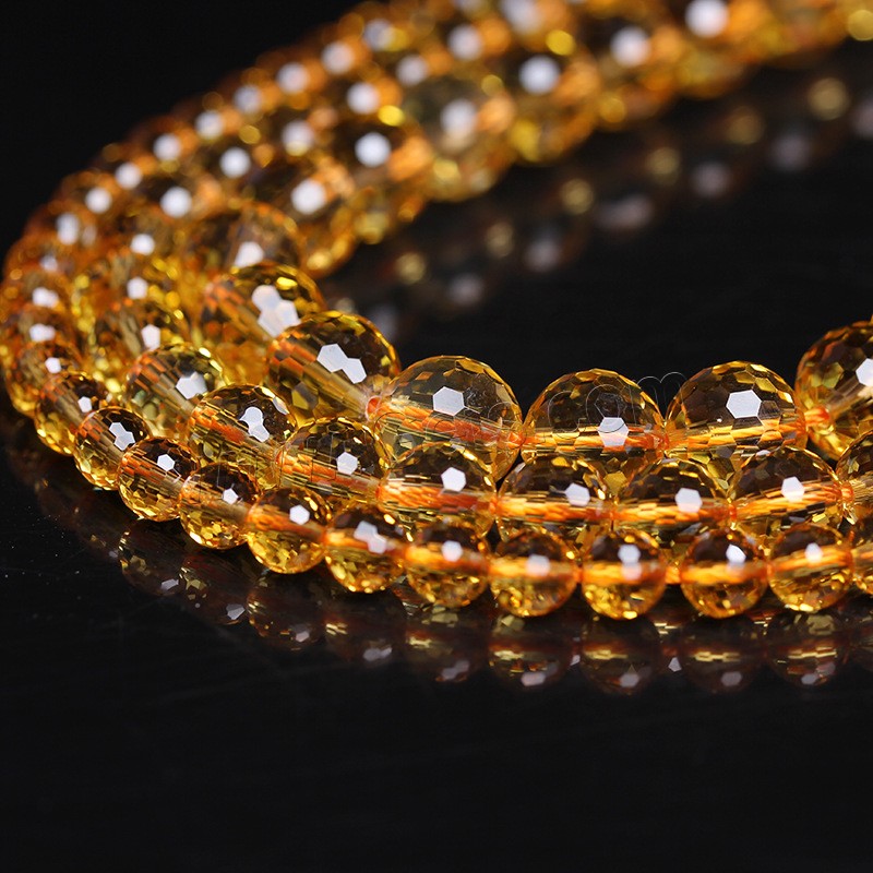 Cristal en jaune naturelles, perles de citrine, poli, normes différentes pour le choix & styles différents pour le choix, Trou:Environ 1mm, Vendu par brin