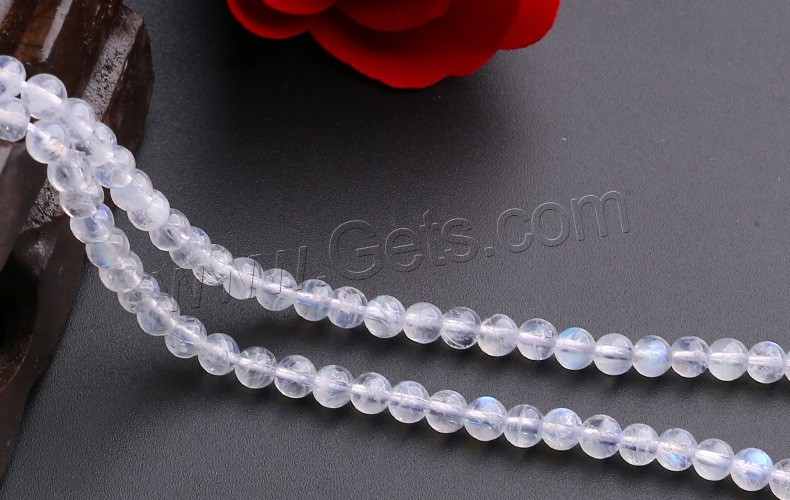 Moonstone Beads, polished, different size for choice & different styles for choice, Hole:Approx 1mm, Sold By Strand