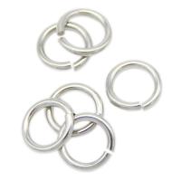 Sägeschnitt Edelstahl Closed Sprung-Ring, Kreisring, originale Farbe, 11x1.5mm, verkauft von PC