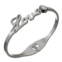 Stainless Steel Bangle, original color, 13mm, Inner Approx 