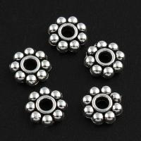 Zinc Alloy Spacer Beads, antique silver color plated Approx 2mm, Approx 