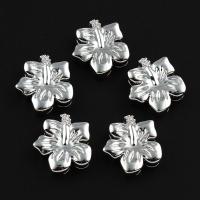 Zinc Alloy Spacer Bar, Flower, platinum color plated Approx 