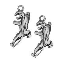 Stainless Steel Animal Pendants, original color Approx 2mm 