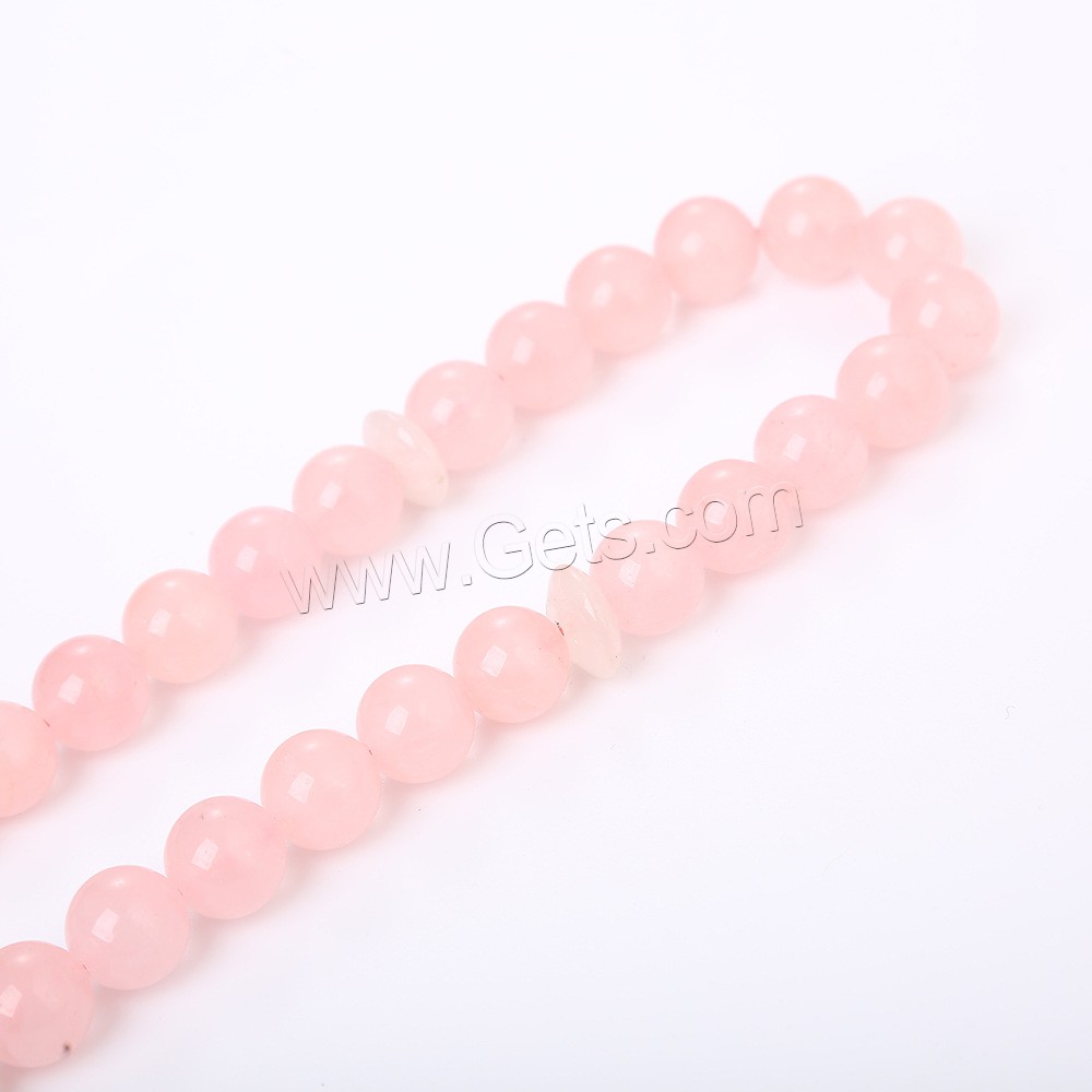 Rose Quartz Ball Chain, different size for choice, 33PCs/Strand, Sold By Strand