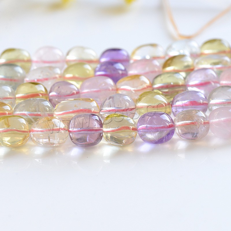 Mix Color Quartz Beads, natural, DIY, multi-colored, Sold By Strand