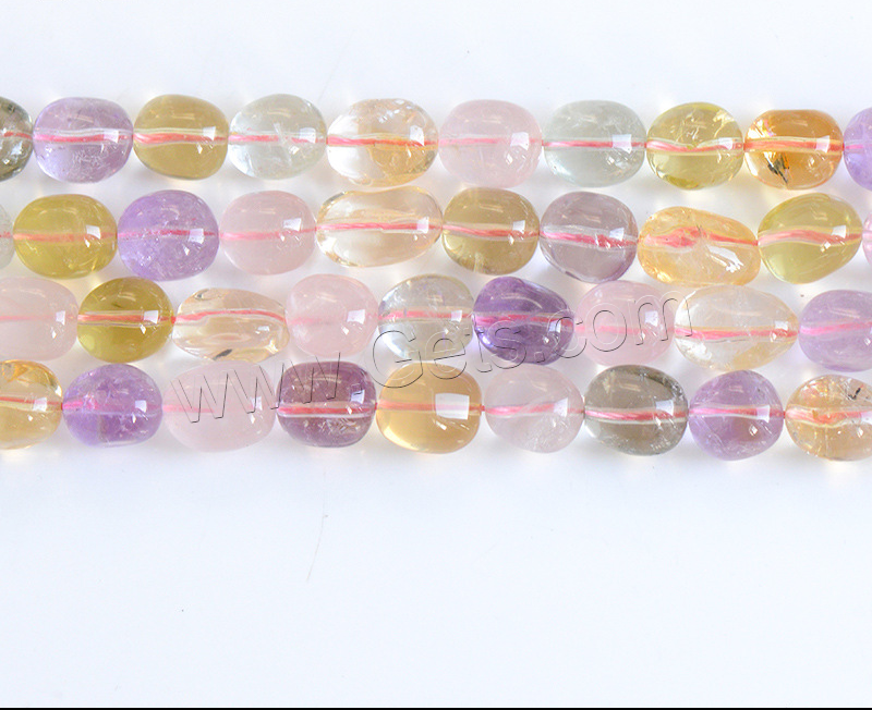 Mix Color Quartz Beads, natural, DIY, multi-colored, Sold By Strand