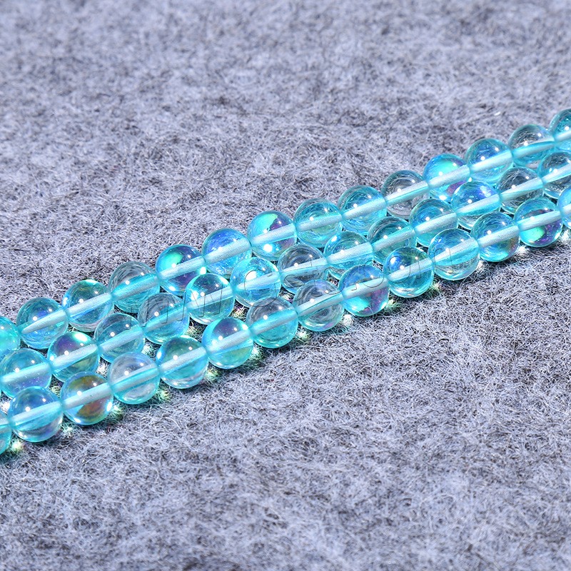 Natural Moonstone Beads, polished, DIY & different size for choice, blue, Length:Approx 15 Inch, Sold By Strand