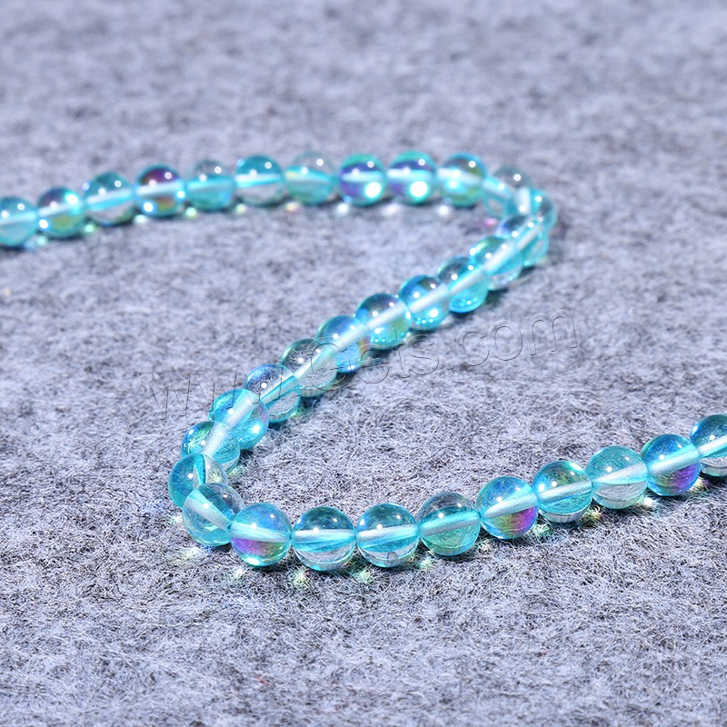 Natural Moonstone Beads, polished, DIY & different size for choice, blue, Length:Approx 15 Inch, Sold By Strand