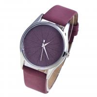 Women Wrist Watch, PU Leather, Chinese movement, silver color plated, for woman 