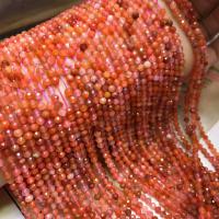 Quartz Beads, natural, DIY & faceted, red, 3-3.5MM Approx 16 Inch, Approx 133/Strand 