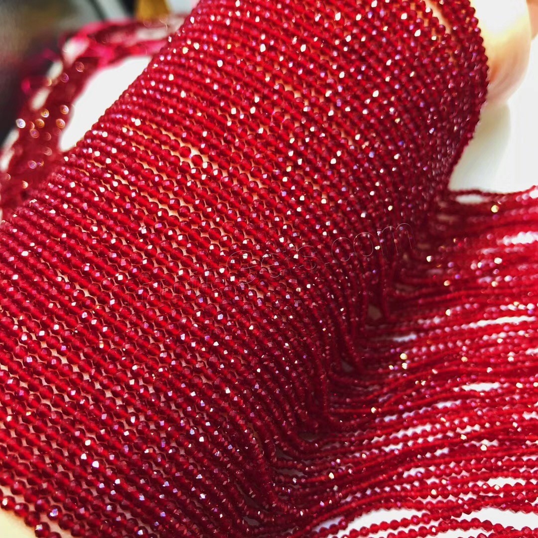 Природный кварцевый Бусины, полированный, DIY & разный размер для выбора, красный, длина:Приблизительно 16 дюймовый, продается Strand
