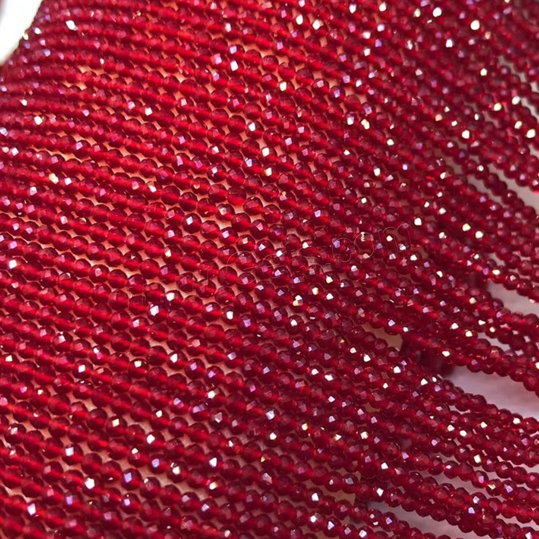 Cuarzo natural Abalorio, pulido, Bricolaje & diverso tamaño para la opción, Rojo, longitud:aproximado 16 Inch, Vendido por Sarta