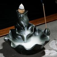Quemador de incienso de reflujo de porcelana, 110x75mm, Vendido por UD