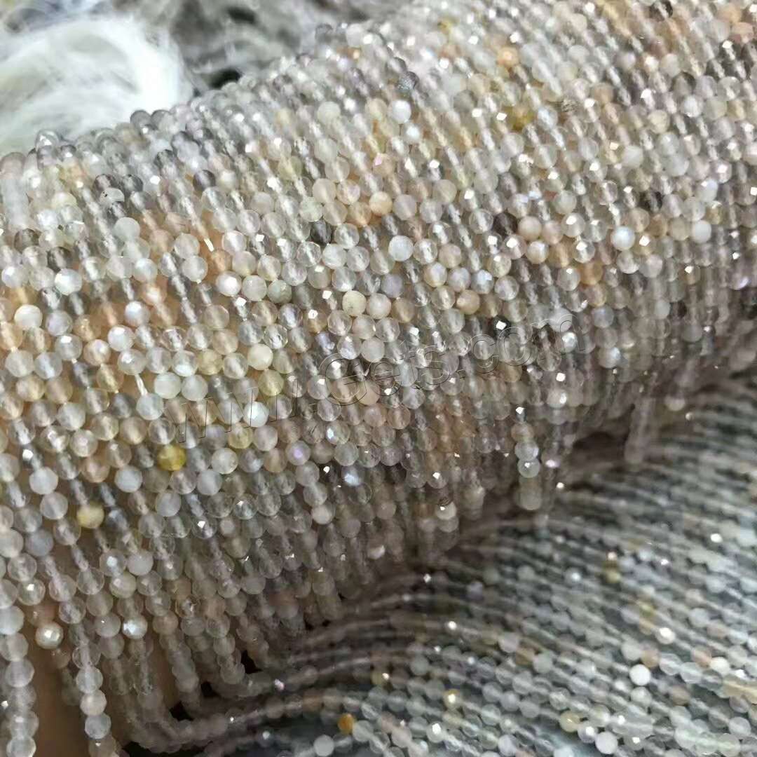 Mondstein Perlen, poliert, DIY & verschiedene Größen vorhanden, farbenfroh, Länge:ca. 16 ZollInch, verkauft von Strang