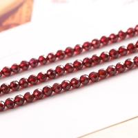 Granat Perle, poliert, DIY & verschiedene Größen vorhanden & facettierte, rot, Länge:ca. 15 ZollInch, verkauft von Strang