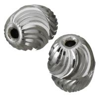 Weinlese Messing Perlen, 10x12.5x10mm, Bohrung:ca. 2.5mm, verkauft von PC