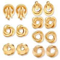 Zinc Alloy Drop Earring, Geometrical Pattern, plated & for woman 17*17mm, 13*13mm, 15*15mm, 20*30mm, 20*25mm, 35*35mm 
