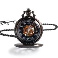 Pocket Watch, Zinc Alloy, with Plastic, Chinese movement, plated, for man 47MM Approx 31 Inch 