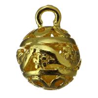 Brass Jewelry Pendants, gold color plated, hollow Approx 2.5mm 