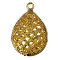 Hollow Brass Pendants, gold color plated 0.5mm Approx 2mm 